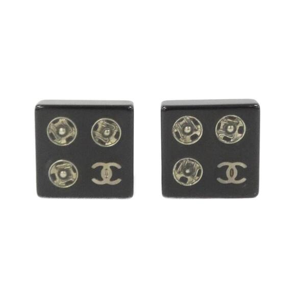 CHANEL Black Earrings